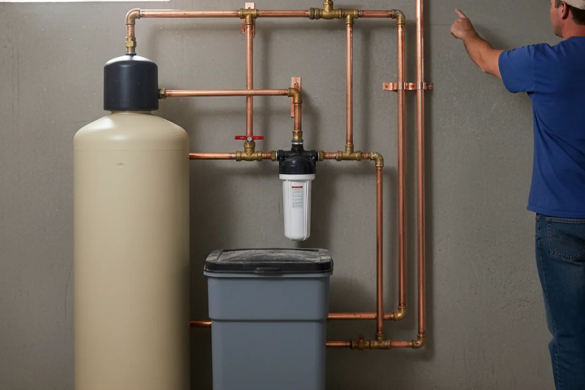 Whole-house water treatment system installed in La Grange